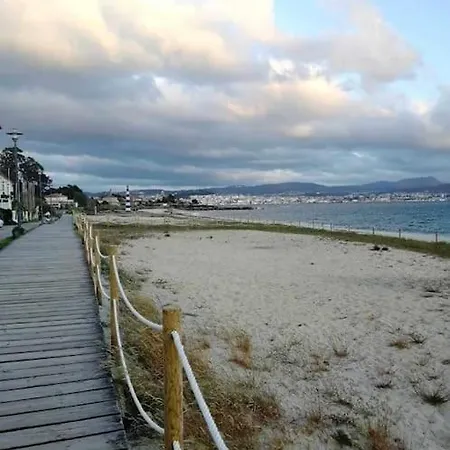 Atico En La Playa De Cangas Extérieur photo